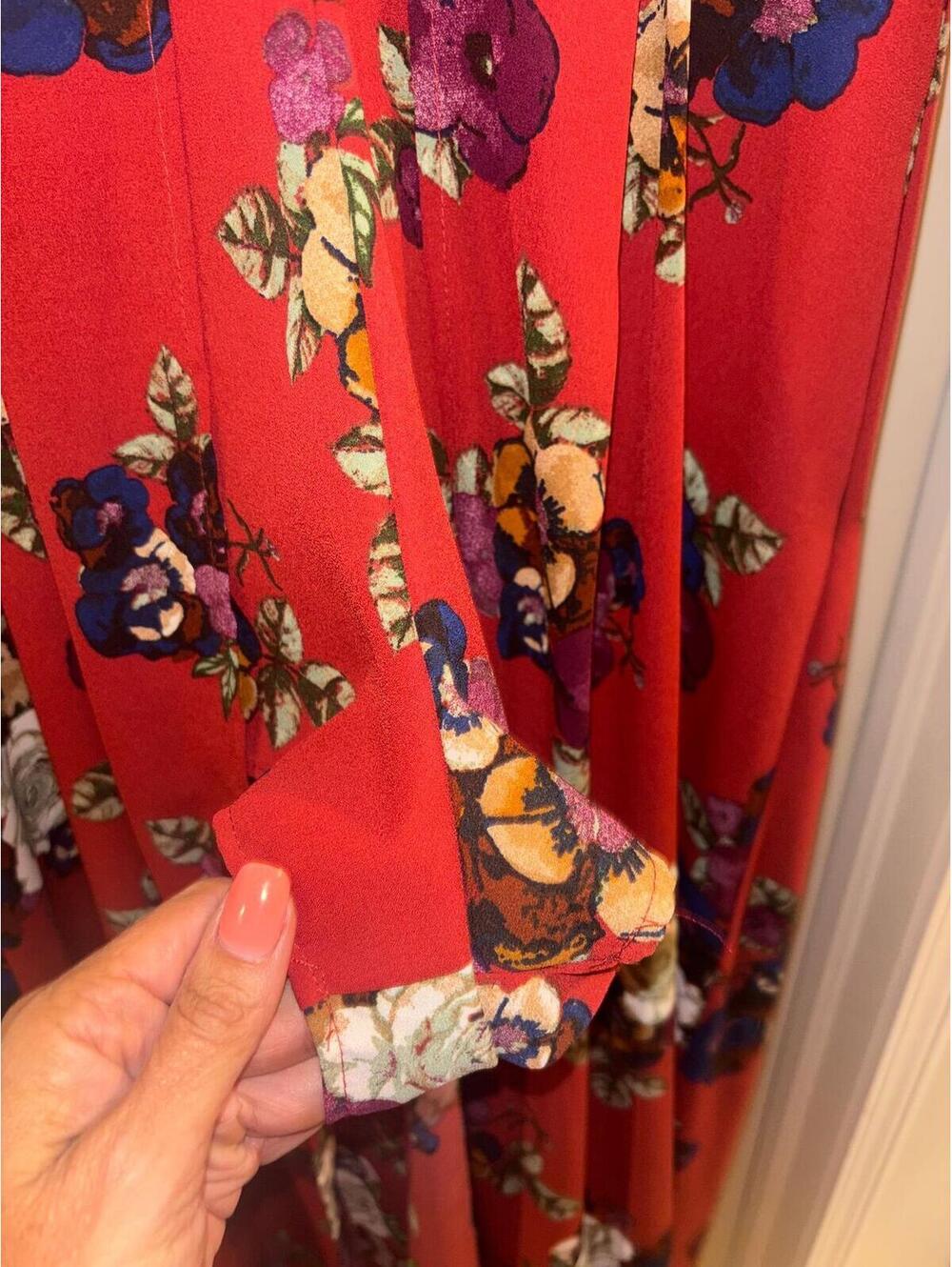 Let Them Eat Cake Floral Maxi Romper Dress Medium - Picture 4 of 6